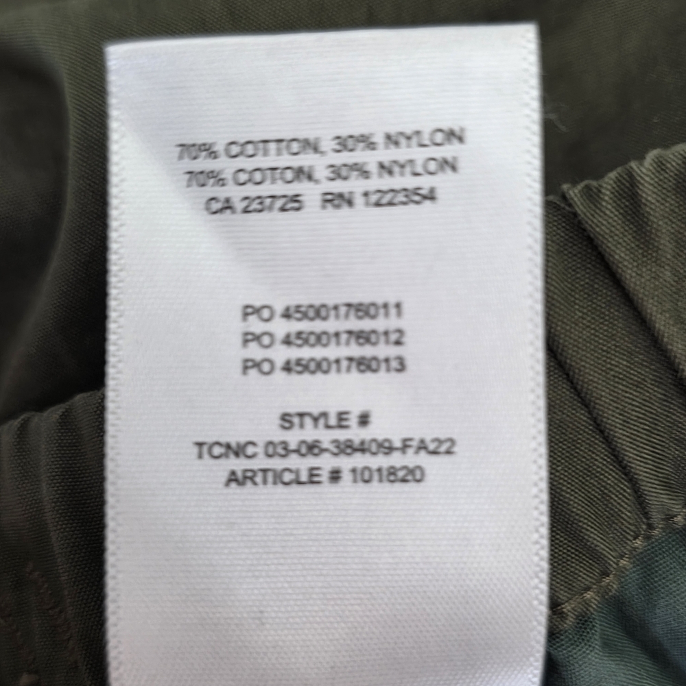 Aritzia Tna Deploy Parachute Pant Dark Green Size Small - Picture 11 of 11